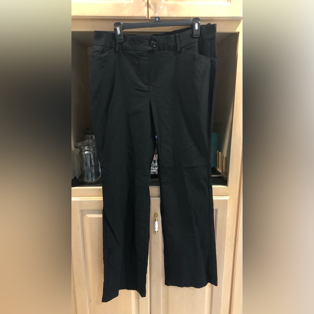 Lane Bryant Black Boot Cut Dress Pants